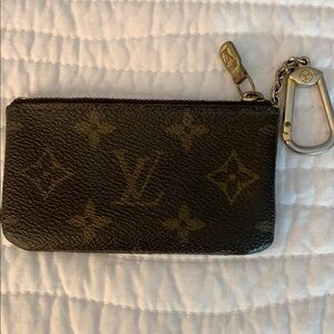 Louis Vuitton vintage key chain and card holder